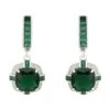 Latelita Windsor Silver Earring Emerald -Latelitla Store windsor silver earring emerald 687952