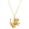Latelita Zodiac Star Sign Necklace Gold Leo -Latelitla Store zodiac star sign necklace gold leo 797607