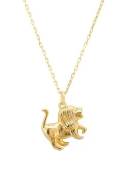 Latelita Zodiac Star Sign Necklace Gold Leo